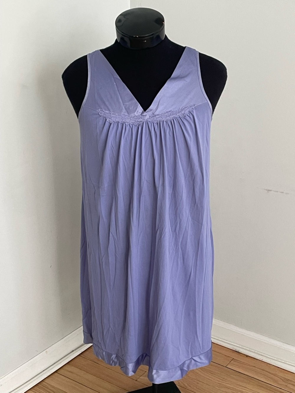Vanity Fair Lilac Sleeveless V-Neck Nightgown